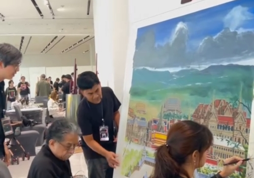 บรรยากาศการ Workshop ของศิลปิน ในงาน ART DNA